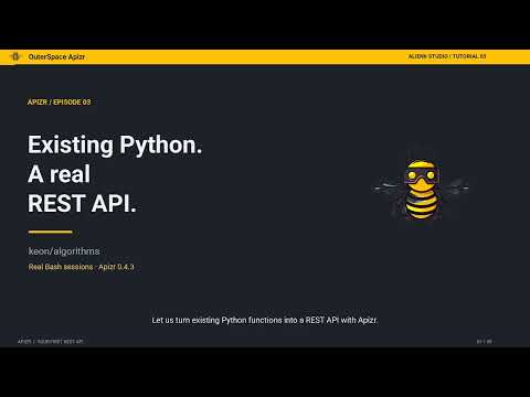 Generate a REST API and make HTTP calls — Alien6 Studio tutorial